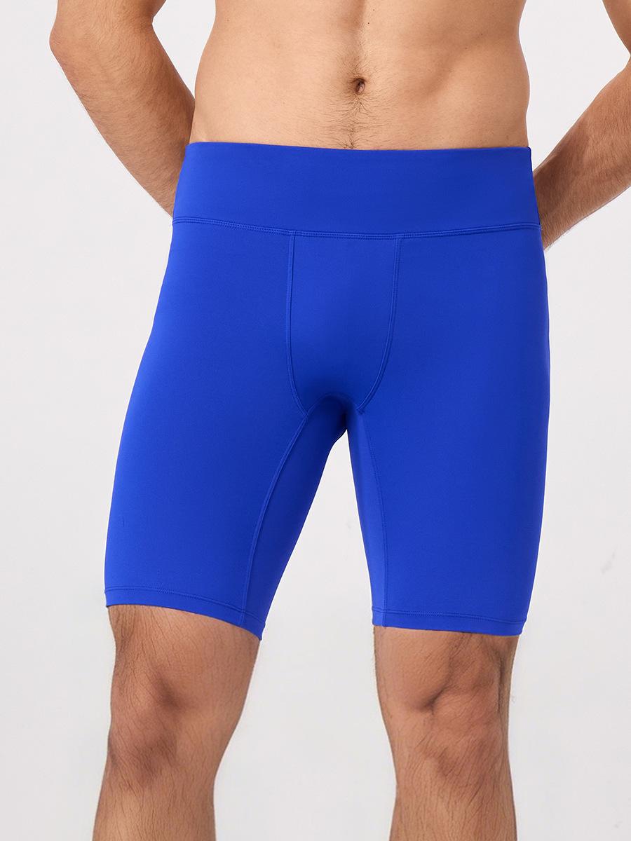 Mens Running Compression 75%nylon 25%spandex Shorts 51401 print logo 10
