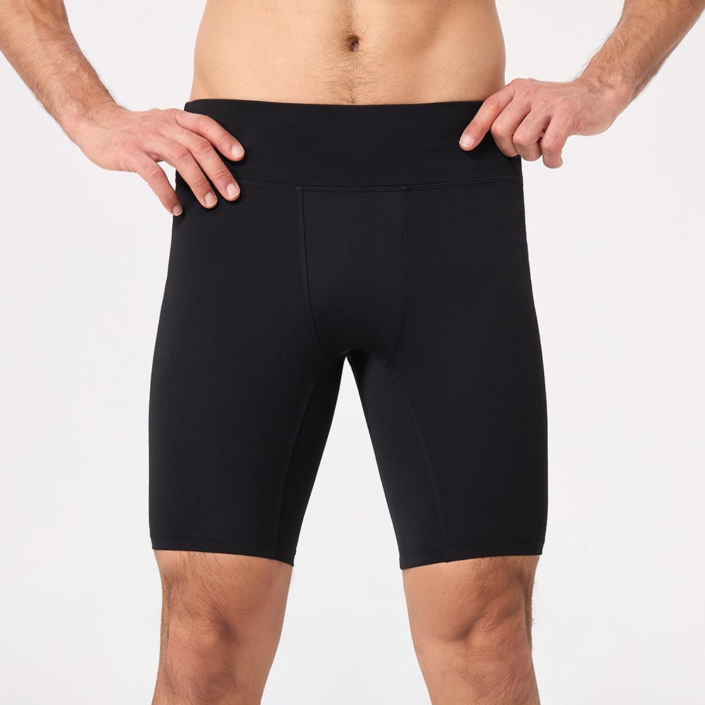Mens Running Compression 75%nylon 25%spandex Shorts 51401 print logo 12