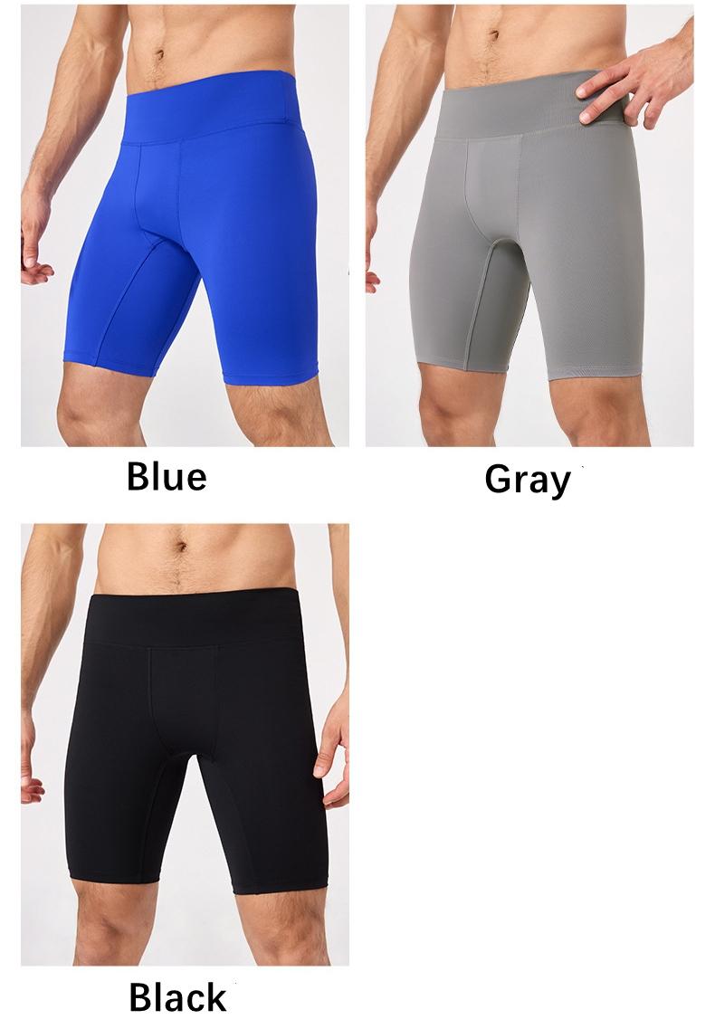 Mens Running Compression 75%nylon 25%spandex Shorts 51401 print logo 13