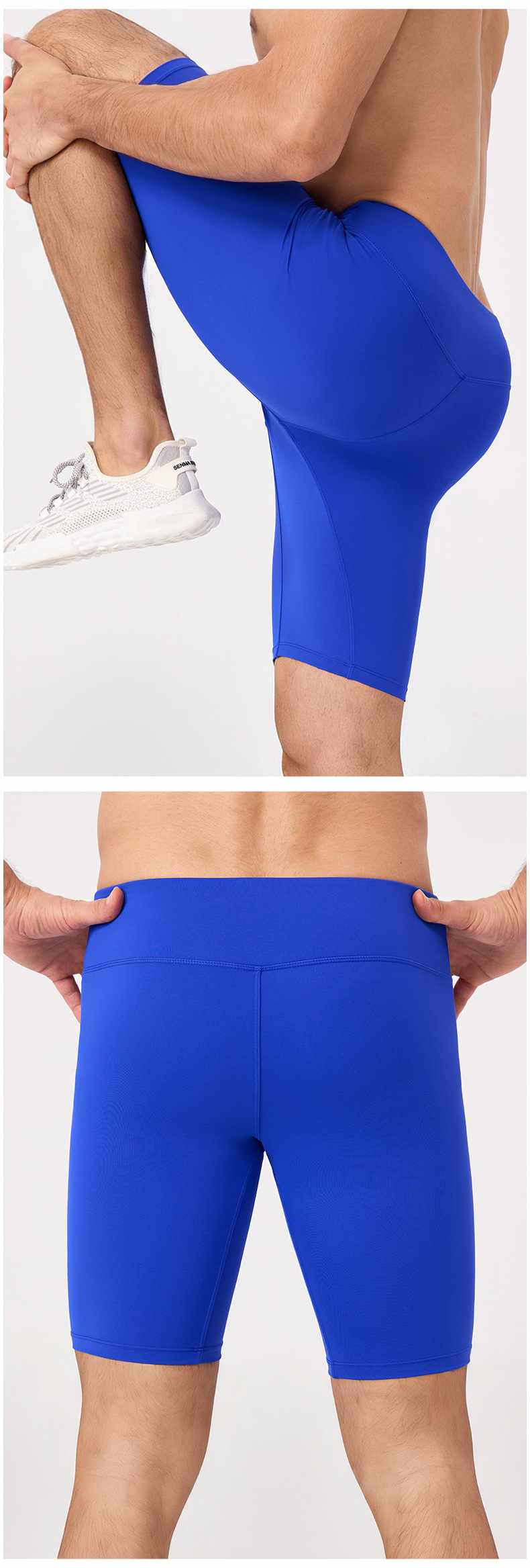 Mens Running Compression 75%nylon 25%spandex Shorts 51401 print logo 17
