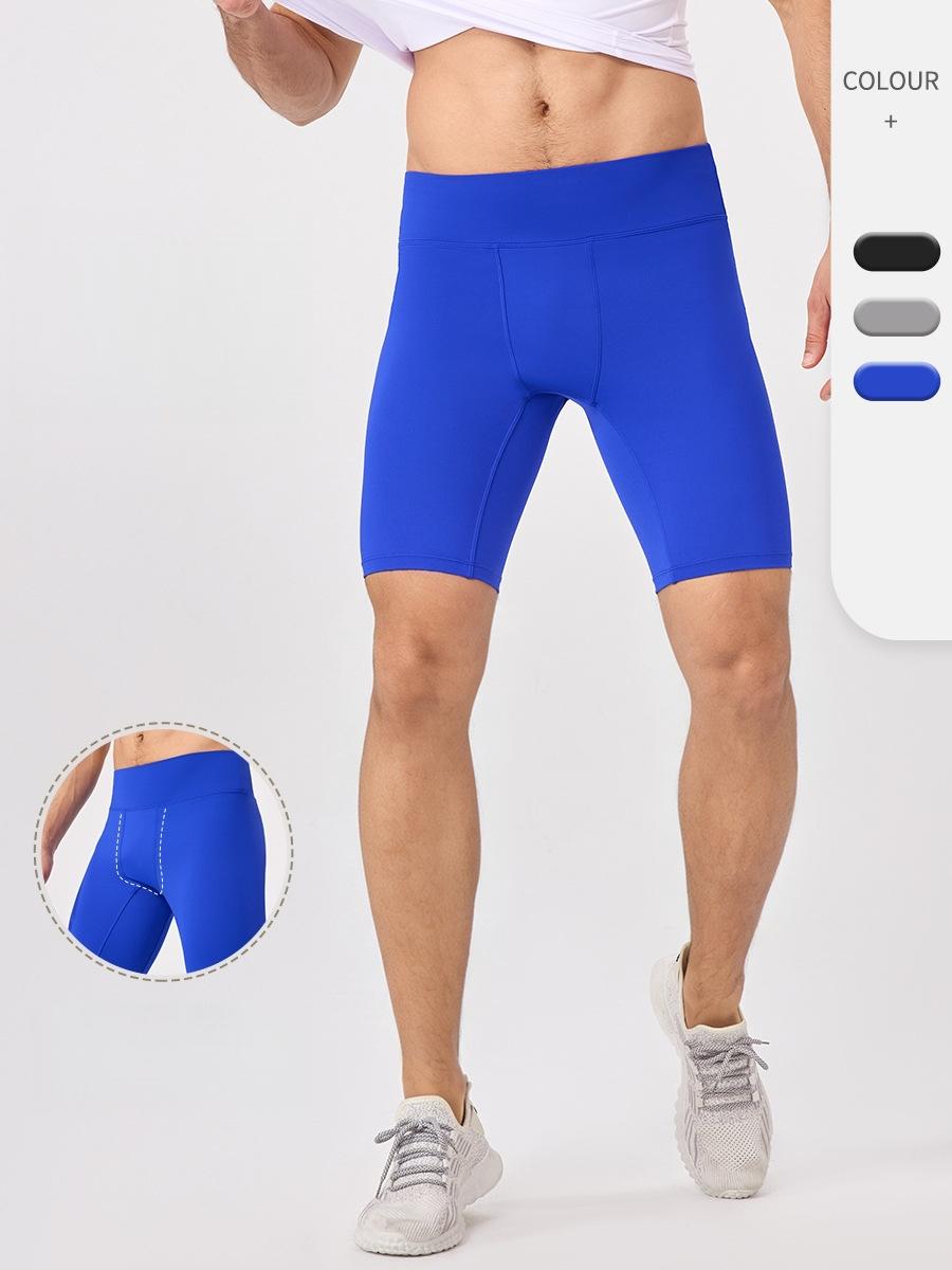 Mens Running Compression 75%nylon 25%spandex Shorts 51401 print logo 7
