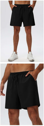 Mens Gym Activewear 90%polyester 10%spandex Shorts 61450 print logo 25