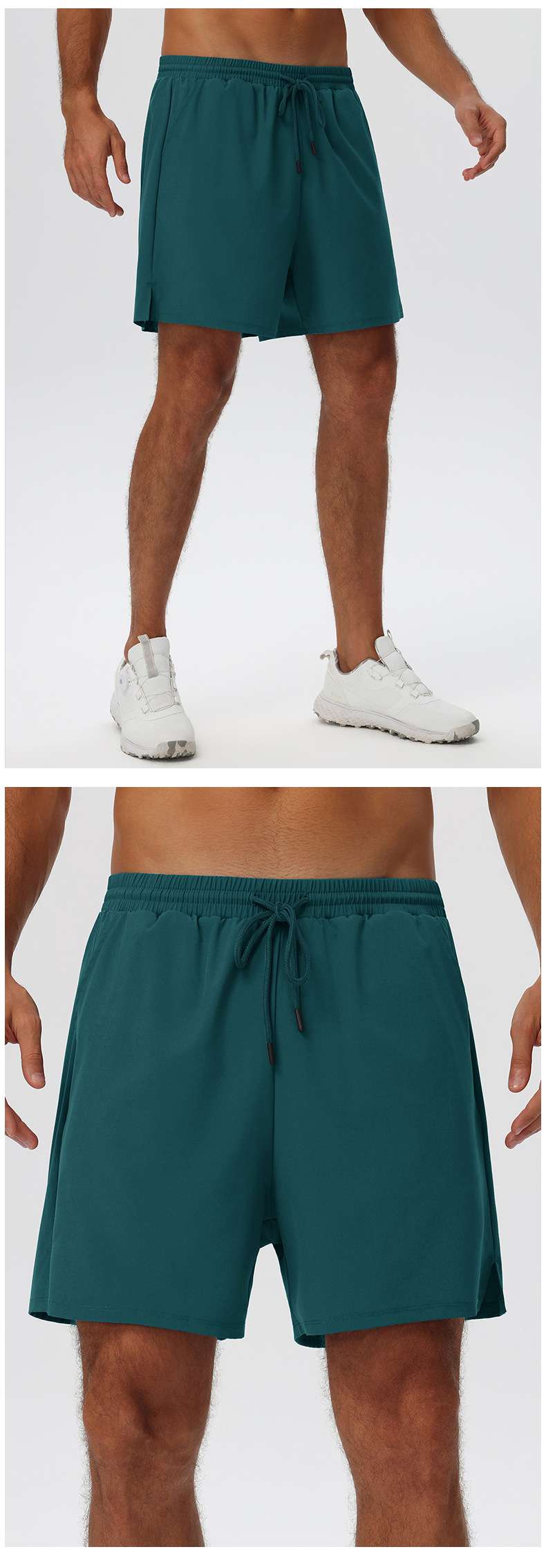 Mens Gym Activewear 90%polyester 10%spandex Shorts 61450 print logo 29