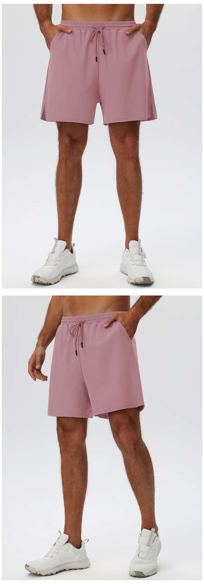 Mens Gym Activewear 90%polyester 10%spandex Shorts 61450 print logo 33