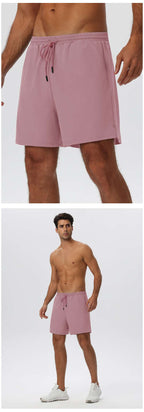 Mens Gym Activewear 90%polyester 10%spandex Shorts 61450 print logo 35