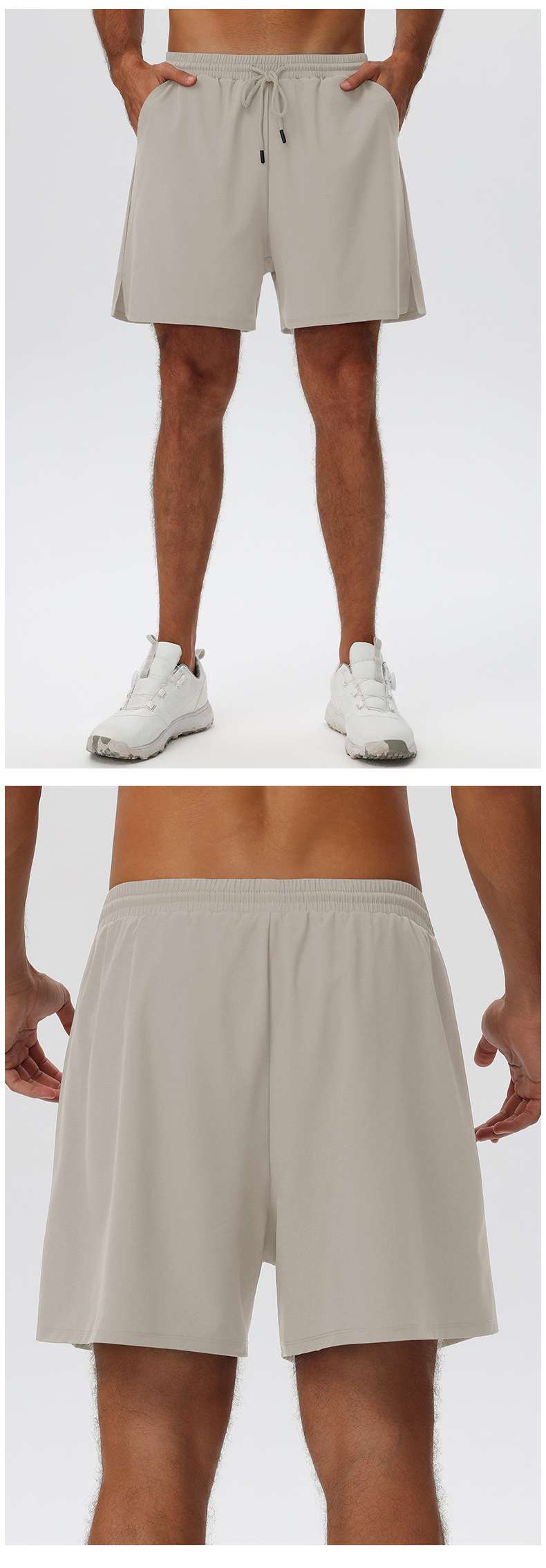 Mens Gym Activewear 90%polyester 10%spandex Shorts 61450 print logo 37
