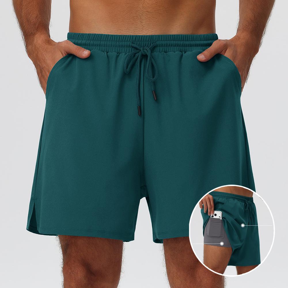 Mens Gym Activewear 90%polyester 10%spandex Shorts 61450 print logo 4