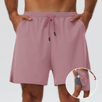 Mens Gym Activewear 90%polyester 10%spandex Shorts 61450 print logo 6
