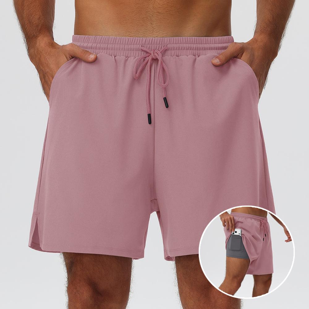 Mens Gym Activewear 90%polyester 10%spandex Shorts 61450 print logo 6