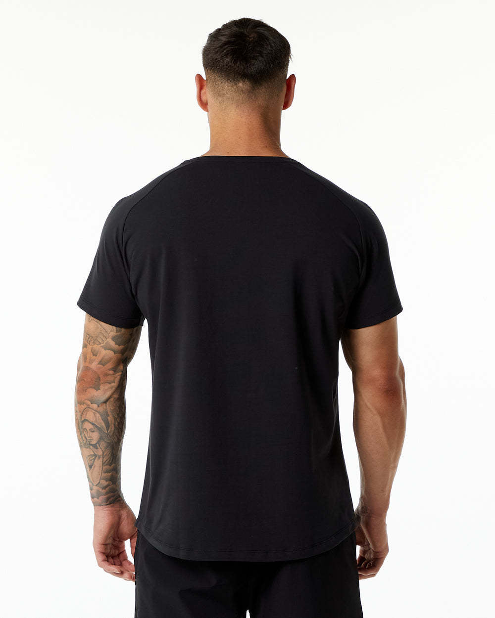 Mens Gym Workout 95% Cotton 5% Spandex T-shirt 6648-p print logo 41