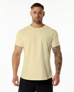 Mens Gym Workout 95% Cotton 5% Spandex T-shirt 6648-p print logo 30