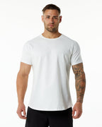 Mens Gym Workout 95% Cotton 5% Spandex T-shirt 6648-p print logo 14