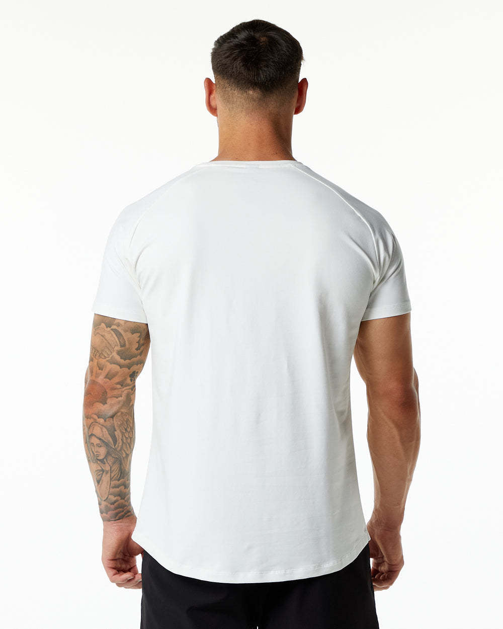 Mens Gym Workout 95% Cotton 5% Spandex T-shirt 6648-p print logo 39