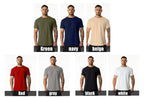 Mens Gym Workout 95% Cotton 5% Spandex T-shirt 6648-p print logo 7
