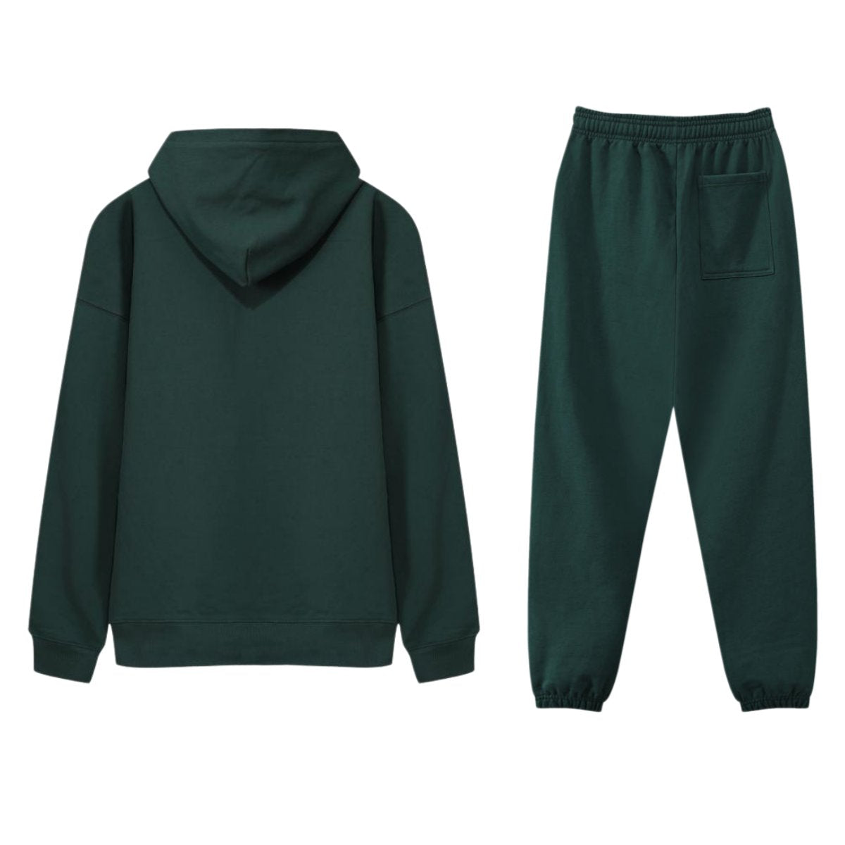 Mens Streetwear Oversized 100% Cotton Hoodie Set 6688-6601 Set print logo 2