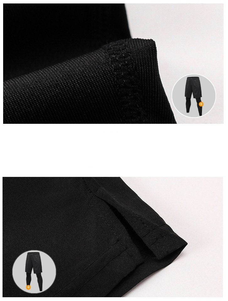 Mens Compression Sports 96%polyester 14%spandex Pants 7010 print logo 12