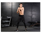Mens Compression Sports 96%polyester 14%spandex Pants 7010 print logo 15