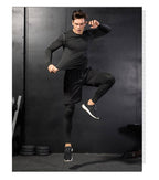 Mens Compression Sports 96%polyester 14%spandex Pants 7010 print logo 17