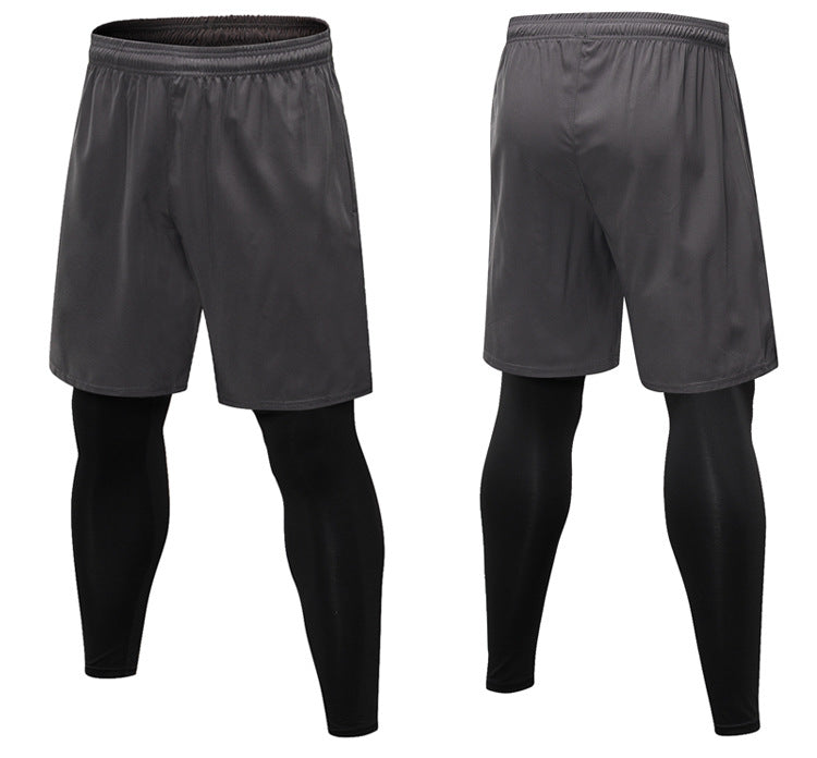 Mens Compression Sports 96%polyester 14%spandex Pants 7010 print logo 19