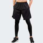 Mens Compression Sports 96%polyester 14%spandex Pants 7010 print logo 3
