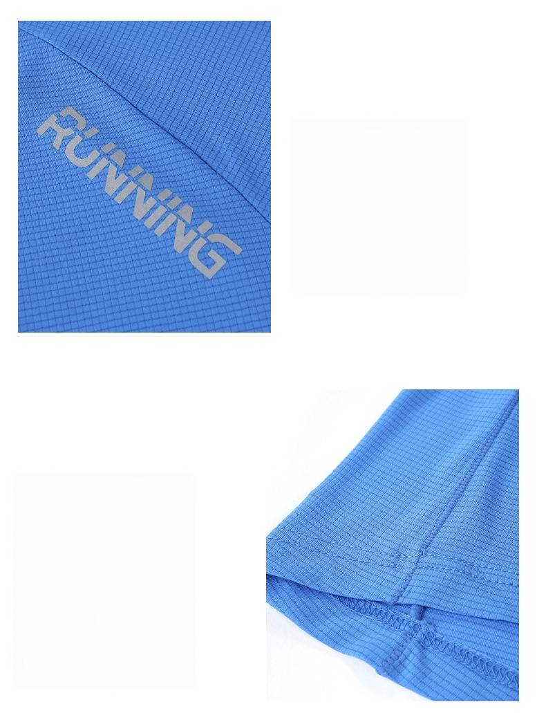Custom 80GSM 100%polyester Lightweight Men's running shirts 725903536832 print logo 17