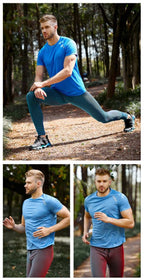 Custom 80GSM 100%polyester Lightweight Men's running shirts 725903536832 print logo 22