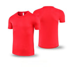 Custom 80GSM 100%polyester Lightweight Men's running shirts 725903536832 print logo 10