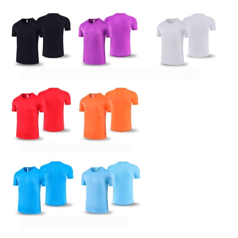 Custom 80GSM 100%polyester Lightweight Men's running shirts 725903536832 print logo 14