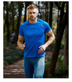 Custom 80GSM 100%polyester Lightweight Men's running shirts 725903536832 print logo 23