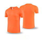 Custom 80GSM 100%polyester Lightweight Men's running shirts 725903536832 print logo 15