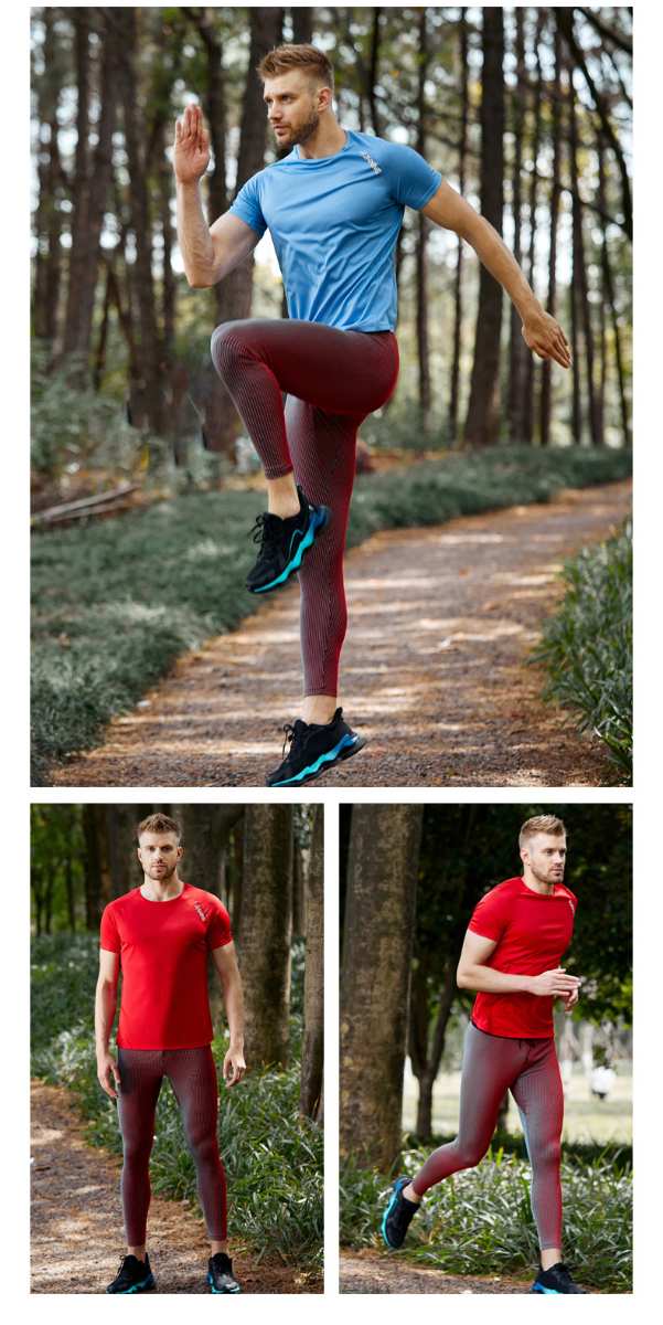 Custom 80GSM 100%polyester Lightweight Men's running shirts 725903536832 print logo 16