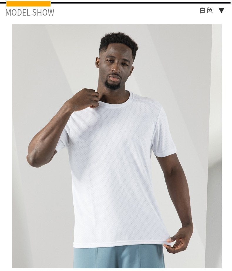 Mens Gym Workout 100% Polyester T Shirt 81116 print logo 25
