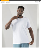 Mens Gym Workout 100% Polyester T Shirt 81116 print logo 25