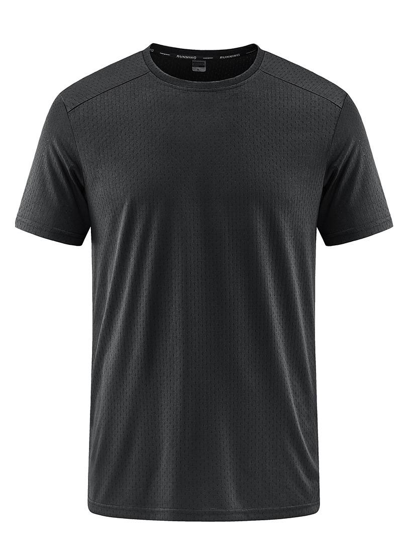 Mens Gym Workout 100% Polyester T Shirt 81116 print logo 3
