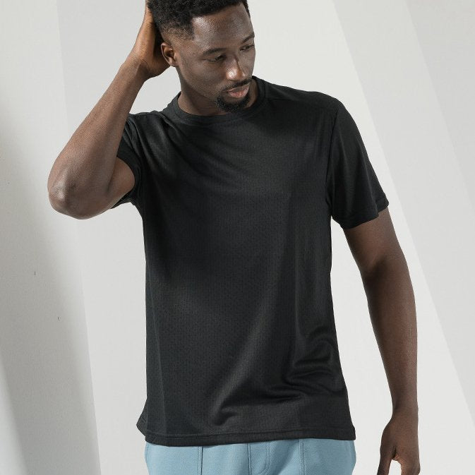 Mens Gym Workout 100% Polyester T Shirt 81116 print logo 16