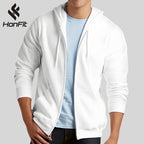 Mens Sports 50%Cotton 50%polyester Zip Hoodie 88600