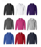 Mens Sports 50%Cotton 50%polyester Zip Hoodie 88600