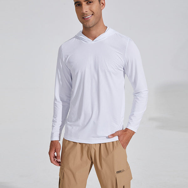 Mens Running Activewear 90%Polyester   10%Spandex Hoodie 892 print logo 1