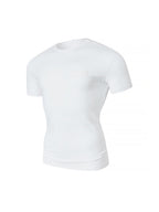 Mens Activewear Fitness 95% cotton 5% spandex Tshirt 9047 print logo 13