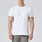Mens Activewear Fitness 95% cotton 5% spandex Tshirt 9047 print logo 27
