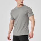 Mens Activewear Fitness 95% cotton 5% spandex Tshirt 9047 print logo 37