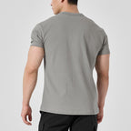 Mens Activewear Fitness 95% cotton 5% spandex Tshirt 9047 print logo 39