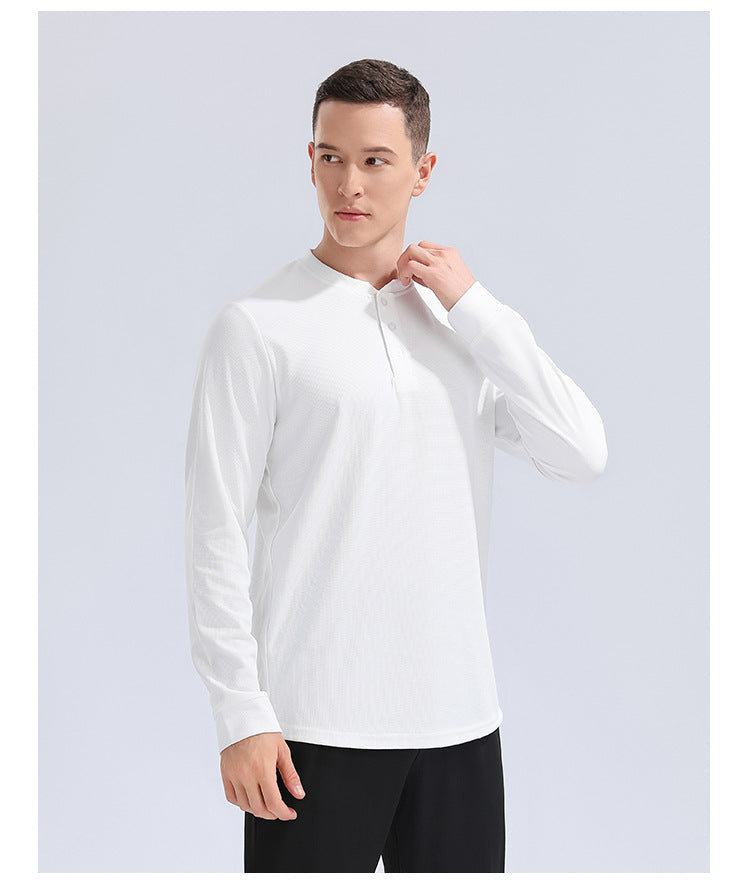 Mens Sports Workout 100%Polyester  Long Sleeve Shirt 9155 print logo 21