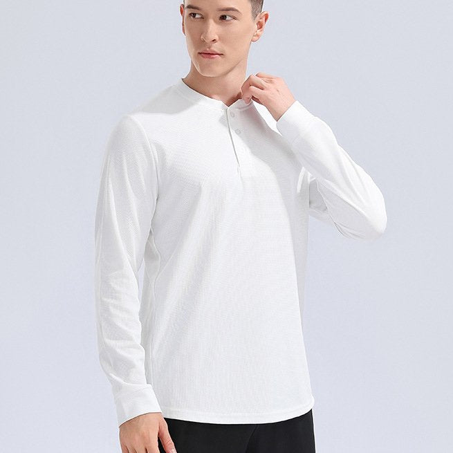 Mens Sports Workout 100%Polyester  Long Sleeve Shirt 9155 print logo 17