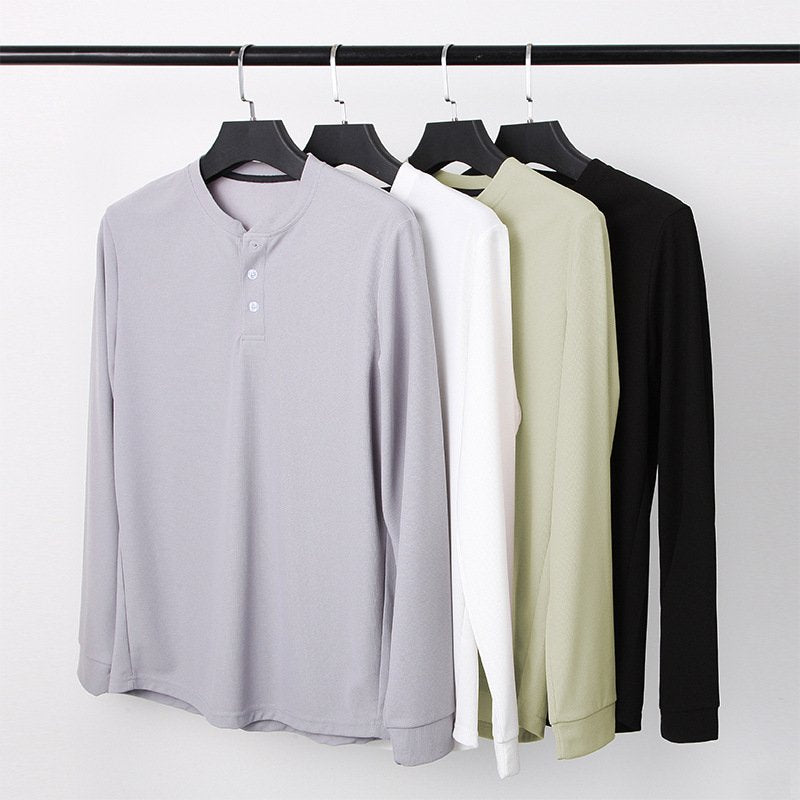 Mens Sports Workout 100%Polyester  Long Sleeve Shirt 9155 print logo 18