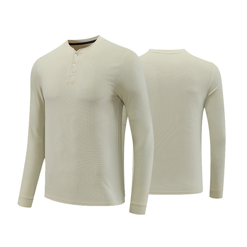 Mens Sports Workout 100%Polyester  Long Sleeve Shirt 9155 print logo 3