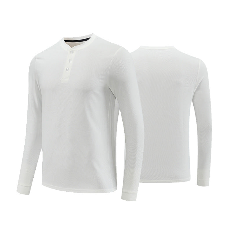 Mens Sports Workout 100%Polyester  Long Sleeve Shirt 9155 print logo 11