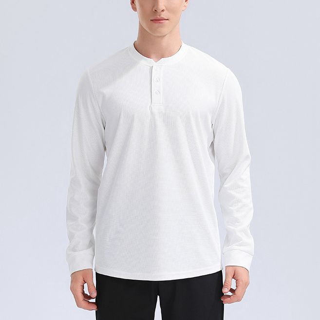 Mens Sports Workout 100%Polyester  Long Sleeve Shirt 9155 print logo 20