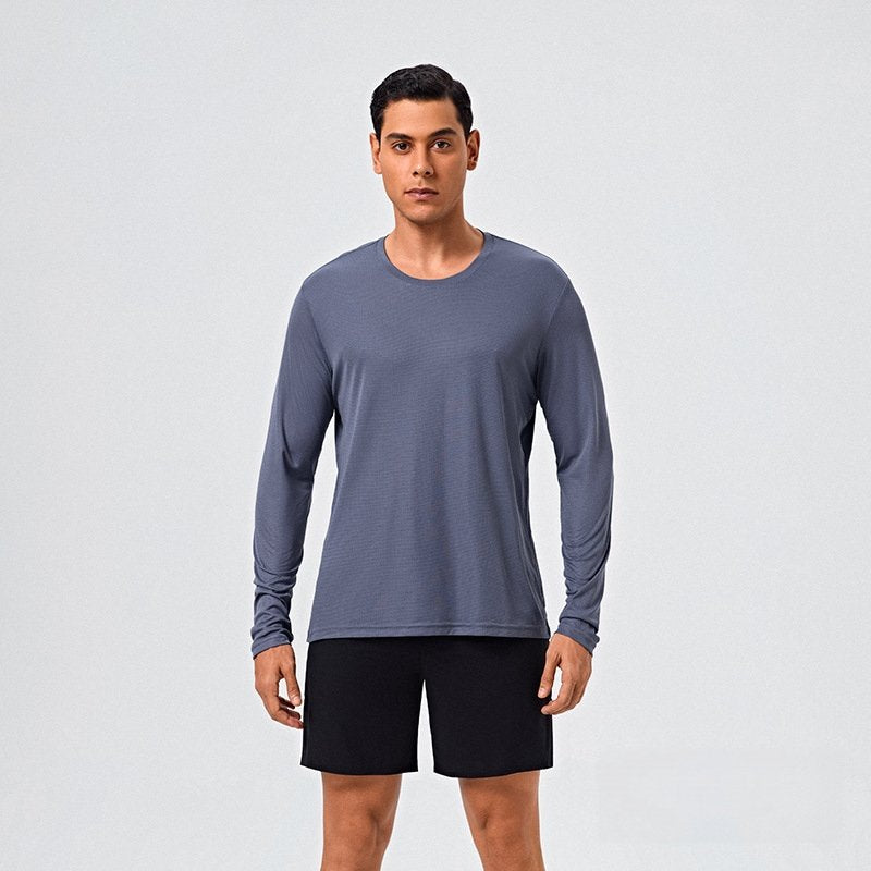 Custom 80GSM 100%polyester Lightweight Men's running shirts 922813986692 print logo 5