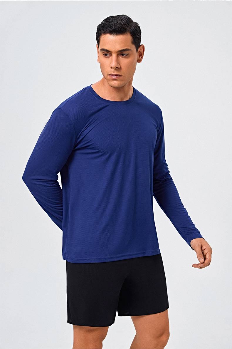 Custom 80GSM 100%polyester Lightweight Men's running shirts 922813986692 print logo 15